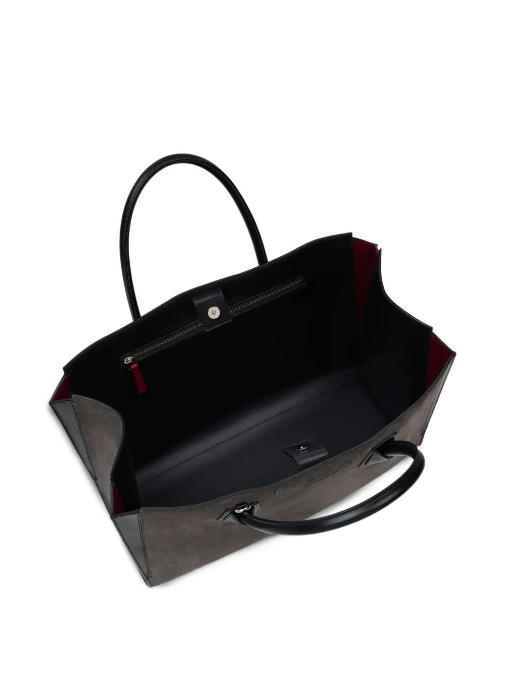 Grey bag, front view