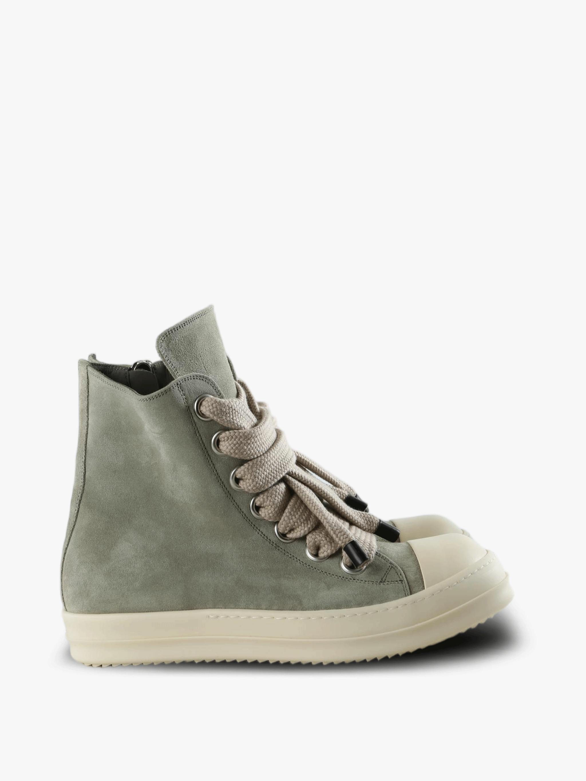 Grey shoes, side view