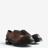 Brown shoes, front view