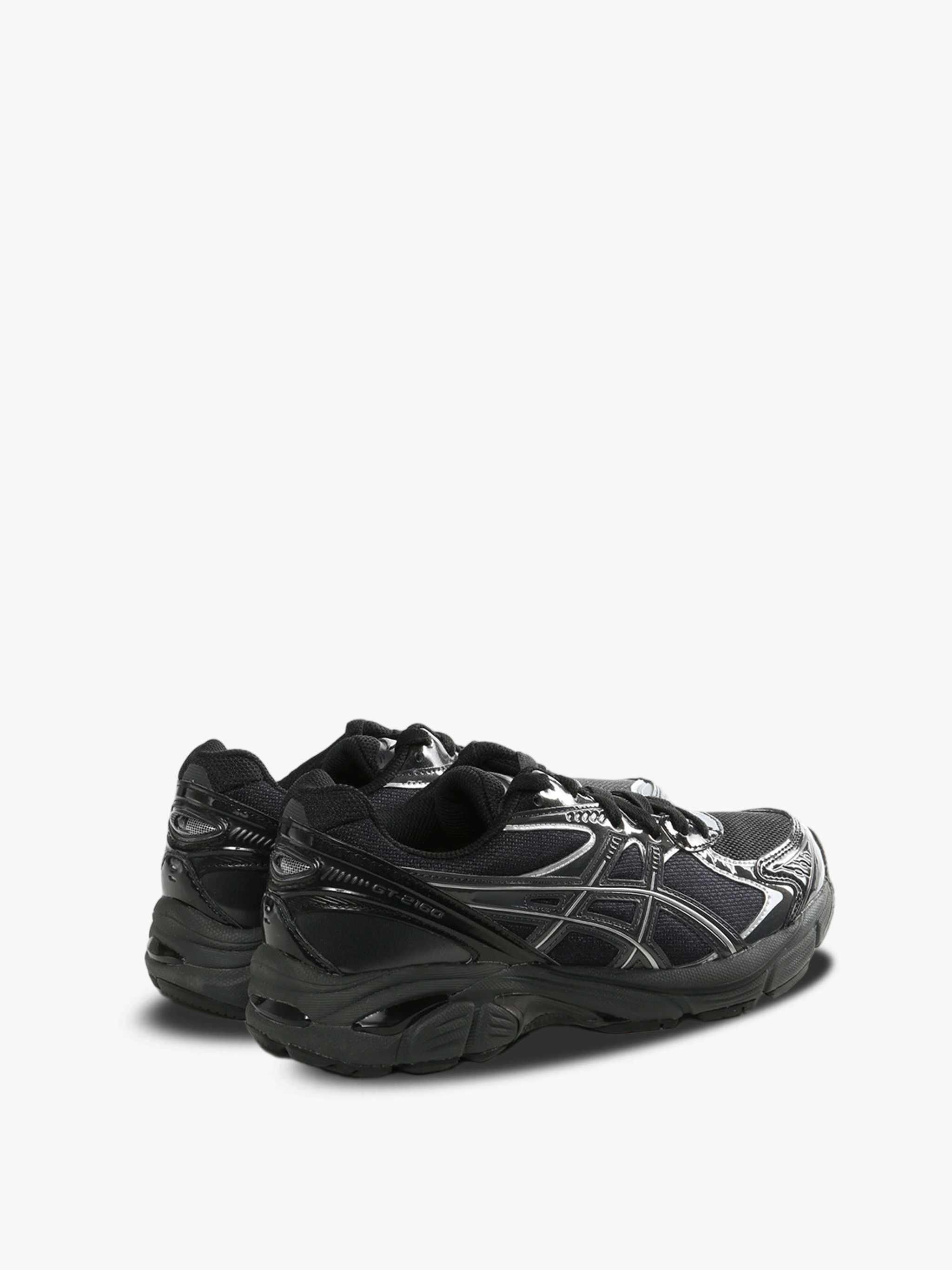 Black sneakers, back view