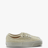 Tan shoes, side view