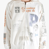 White sweats worn by a person, showing the sweats fit
