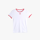 White t-shirts, front view