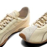 Tan shoes, front view