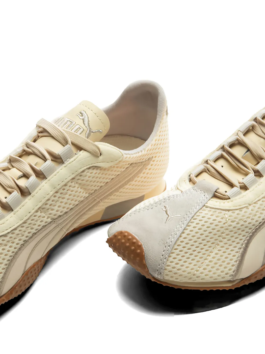 Tan shoes, front view