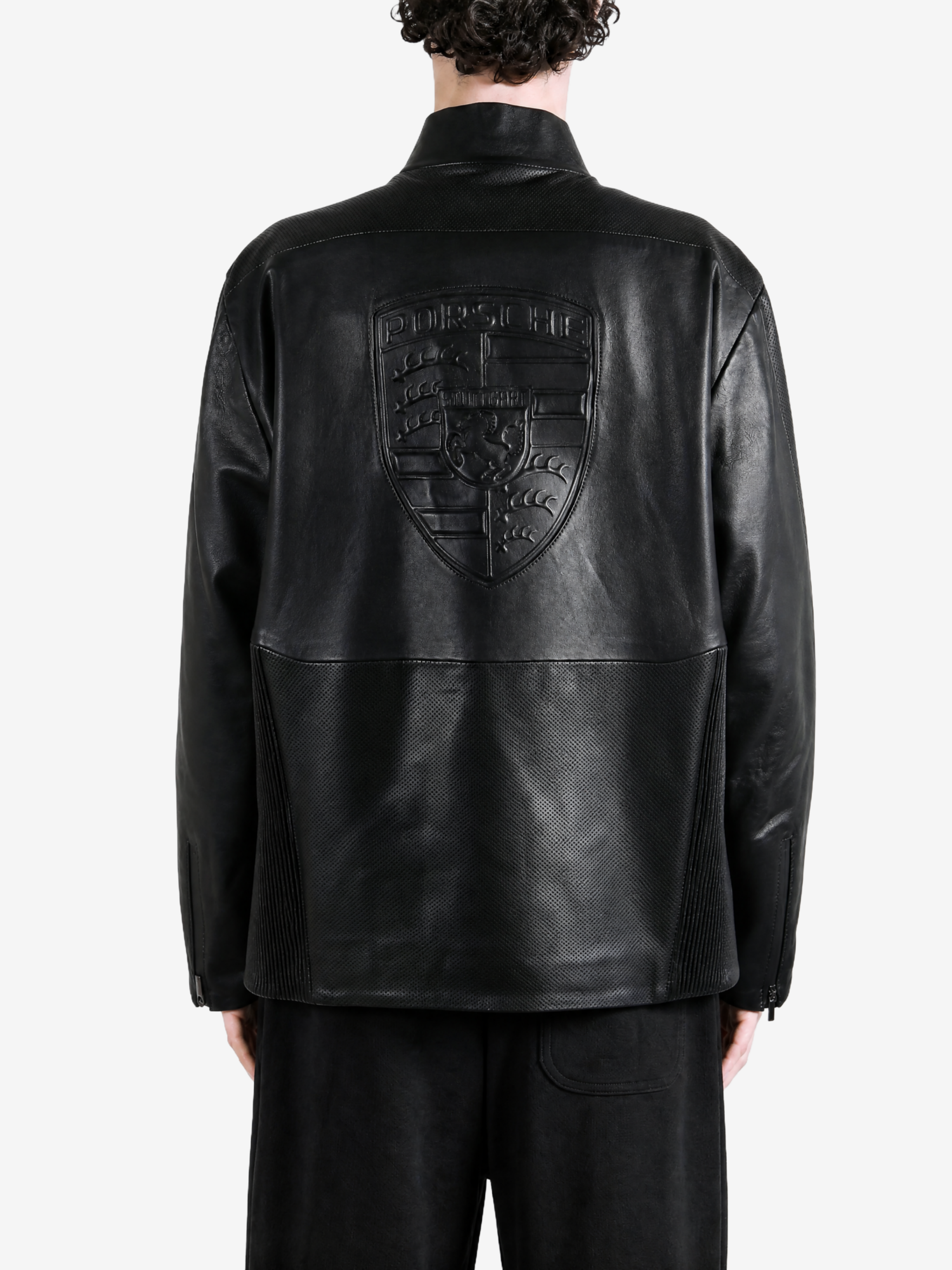 Black jacket, full body view