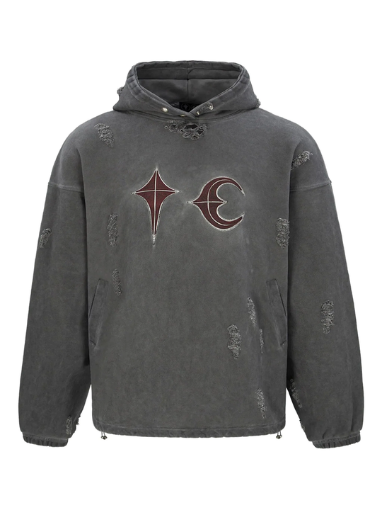 Gray sweatshirt, front view