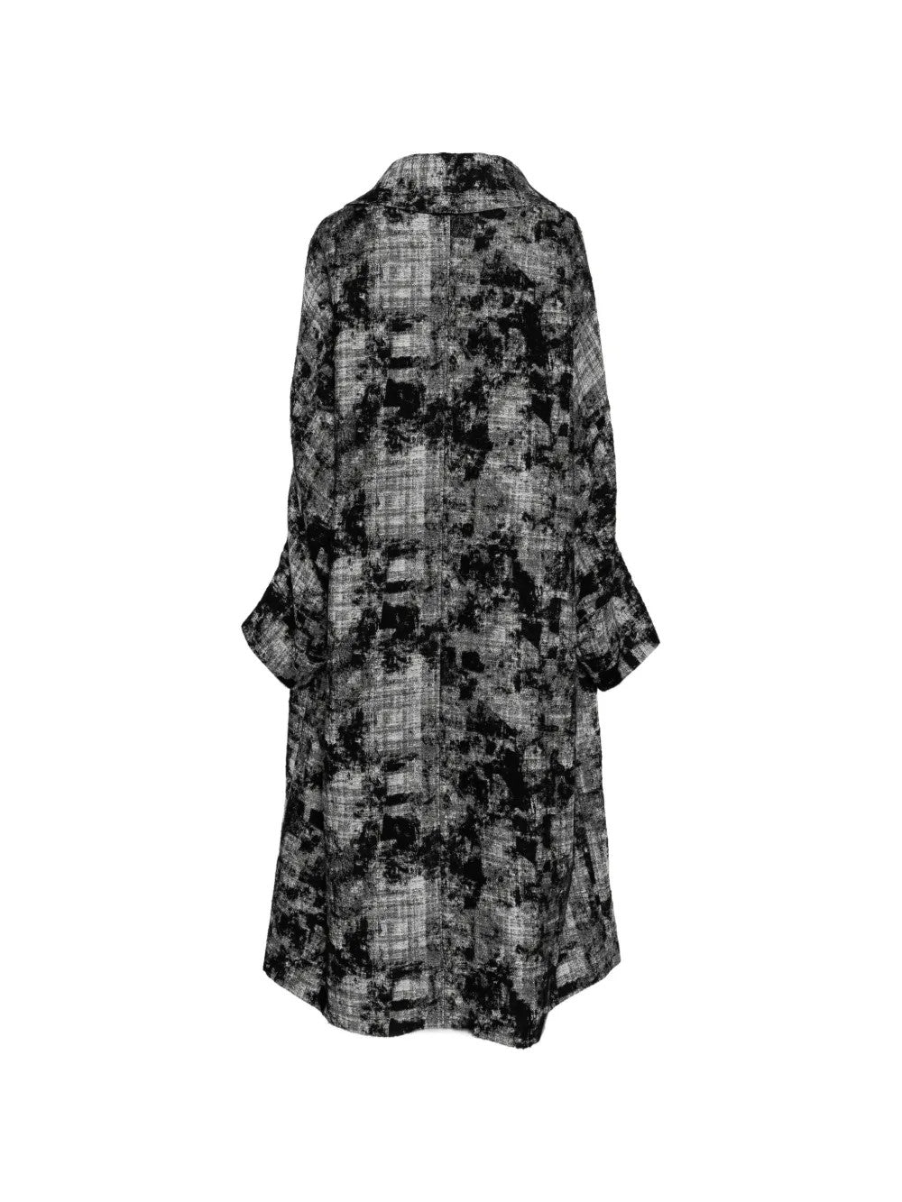 Black jacket, back view