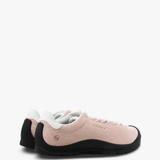 Pink shoes, side view