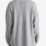 Grey top, full body view