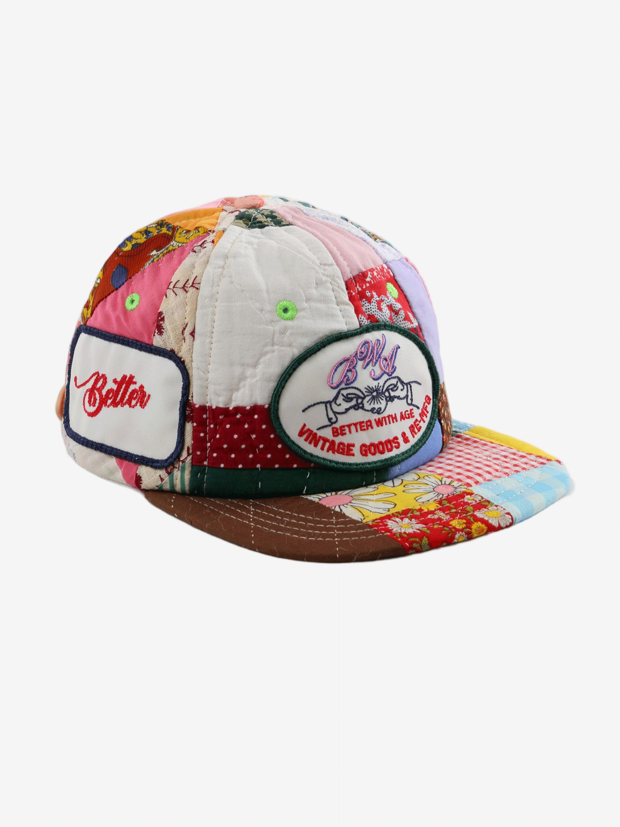 Brown hat, front view