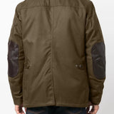 Green jacket, full body view