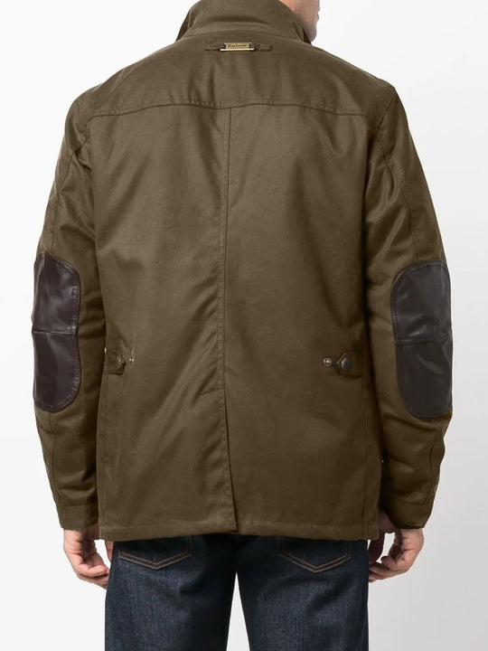 Green jacket, full body view