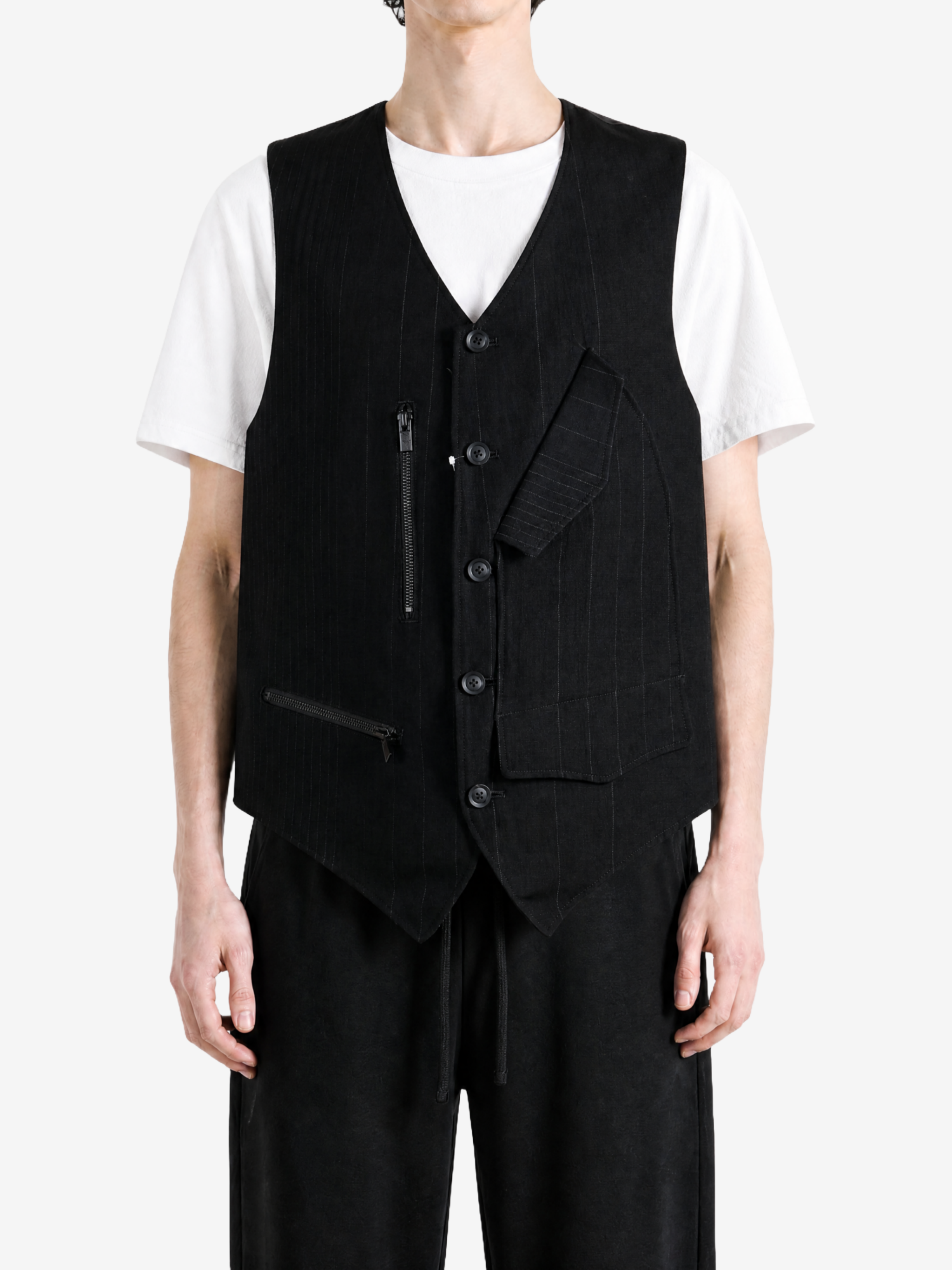 Black jacket, front view