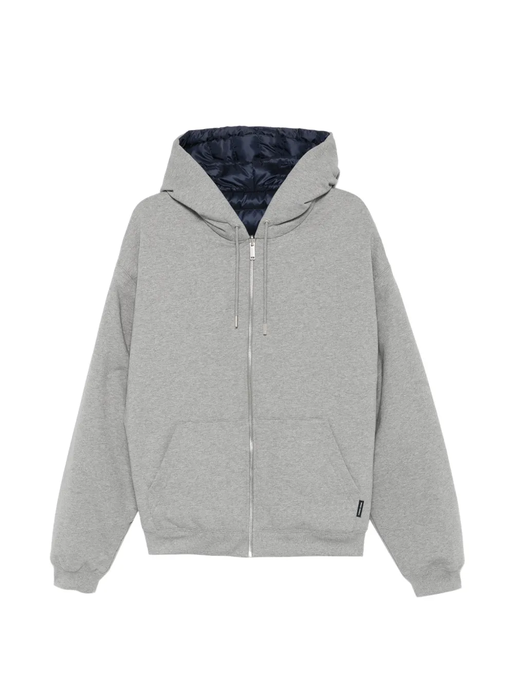 Grey hoodie, front view