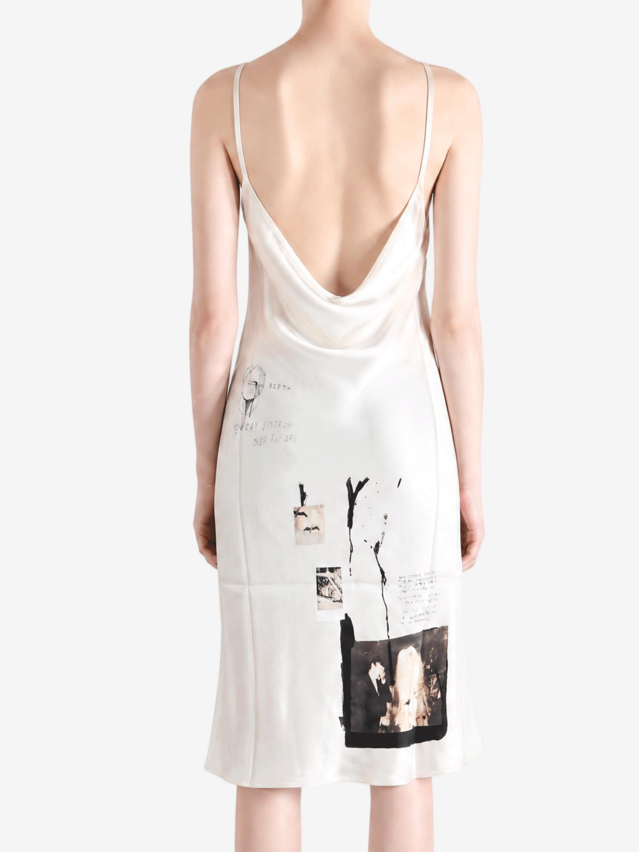 Tan dress worn by a person, showing the dress fit