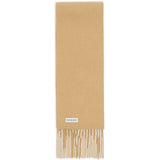 BURBERRY - Unisex Mu Solid Label Scarves