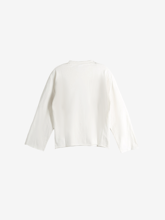 White top ,back view
