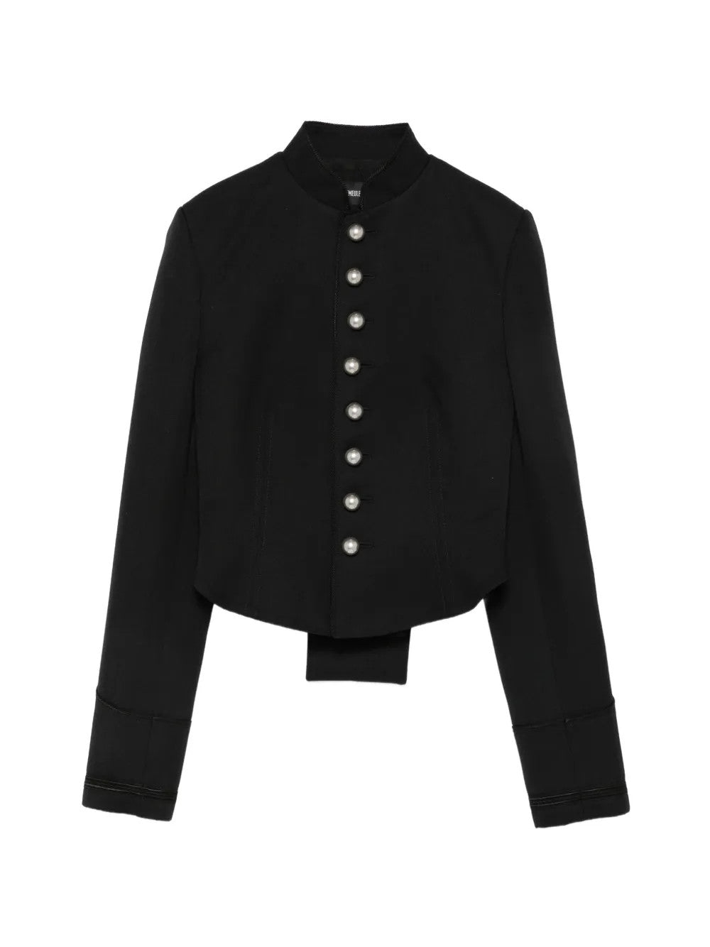 Black jacket, front view