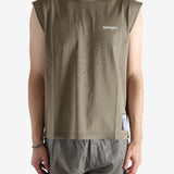 Brown shirt worn by a person, showing the shirt fit