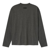 Grey t-shirt, back view