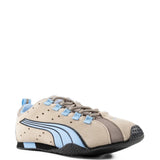 Tan shoes, front view