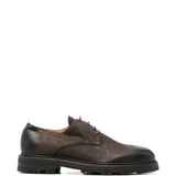 Brown shoes, front view