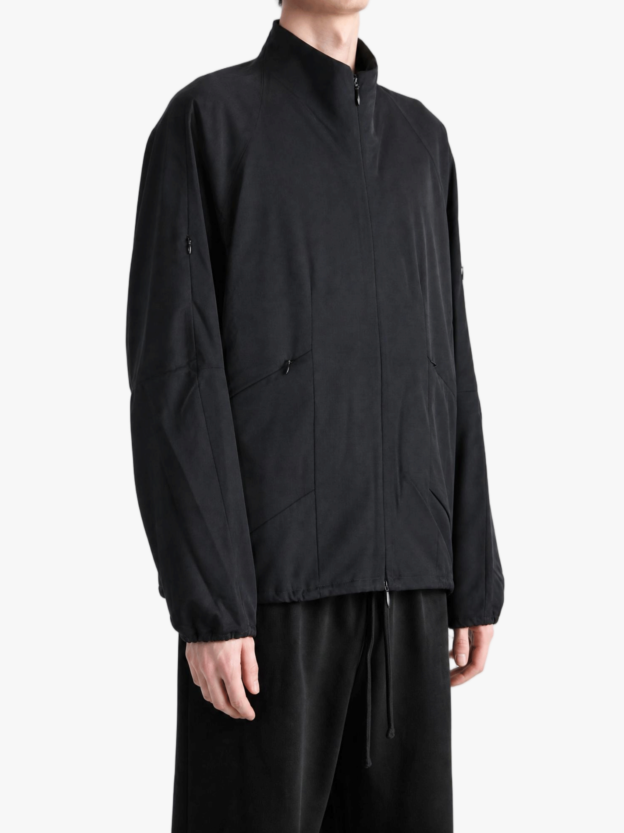Black jacket, full body view