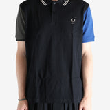 Black T-shirt worn by a person, showing the T-shirt's fit