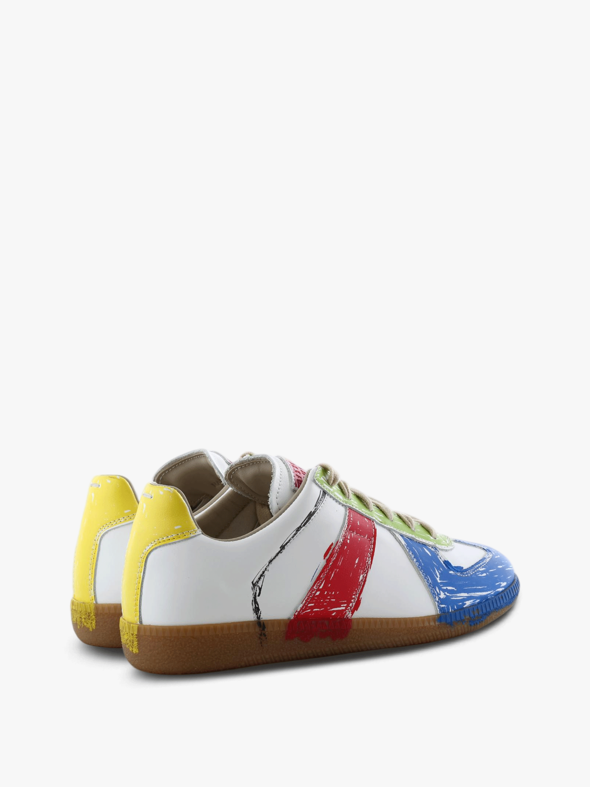 White shoes, side view