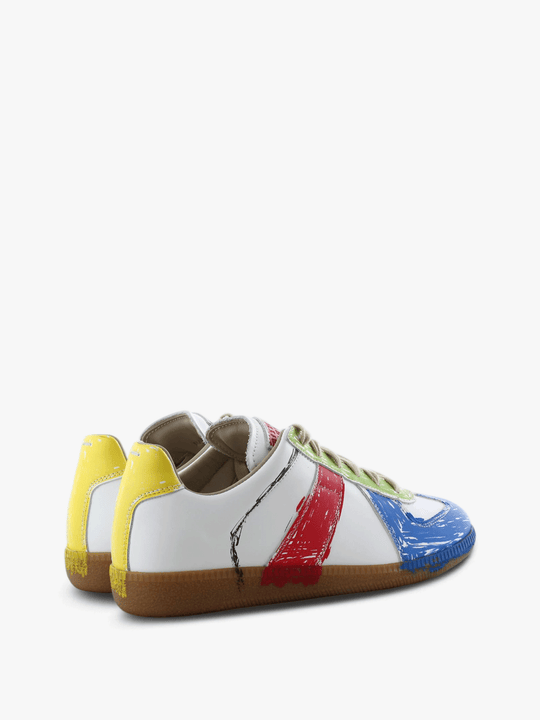 White shoes, side view