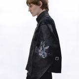 Black jacket, front view