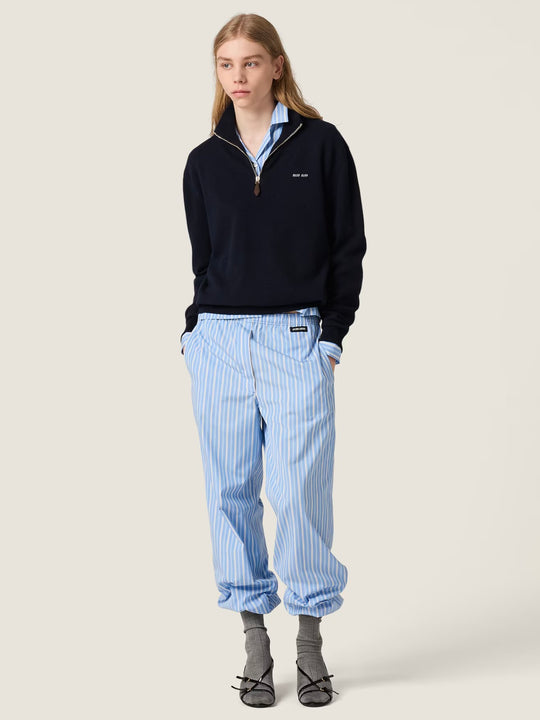 Brown sweater , full body view