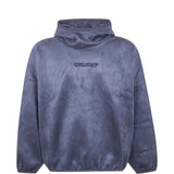 Blue hoodie, front view