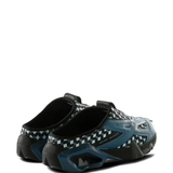 Black sneakers, back view