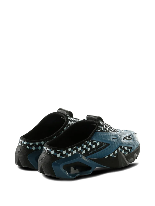 Black sneakers, back view