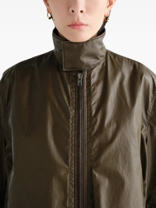 Brown jacket, front view