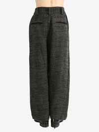 ZIGGY CHEN - Men Drop Crotch Wide-Leg Trousers