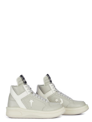 RICK OWENS DRKSHDW X CONVERSE - Leather Mid Turbowpn Sneaker