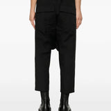 Black pants, full body view