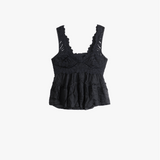 Black top, front view