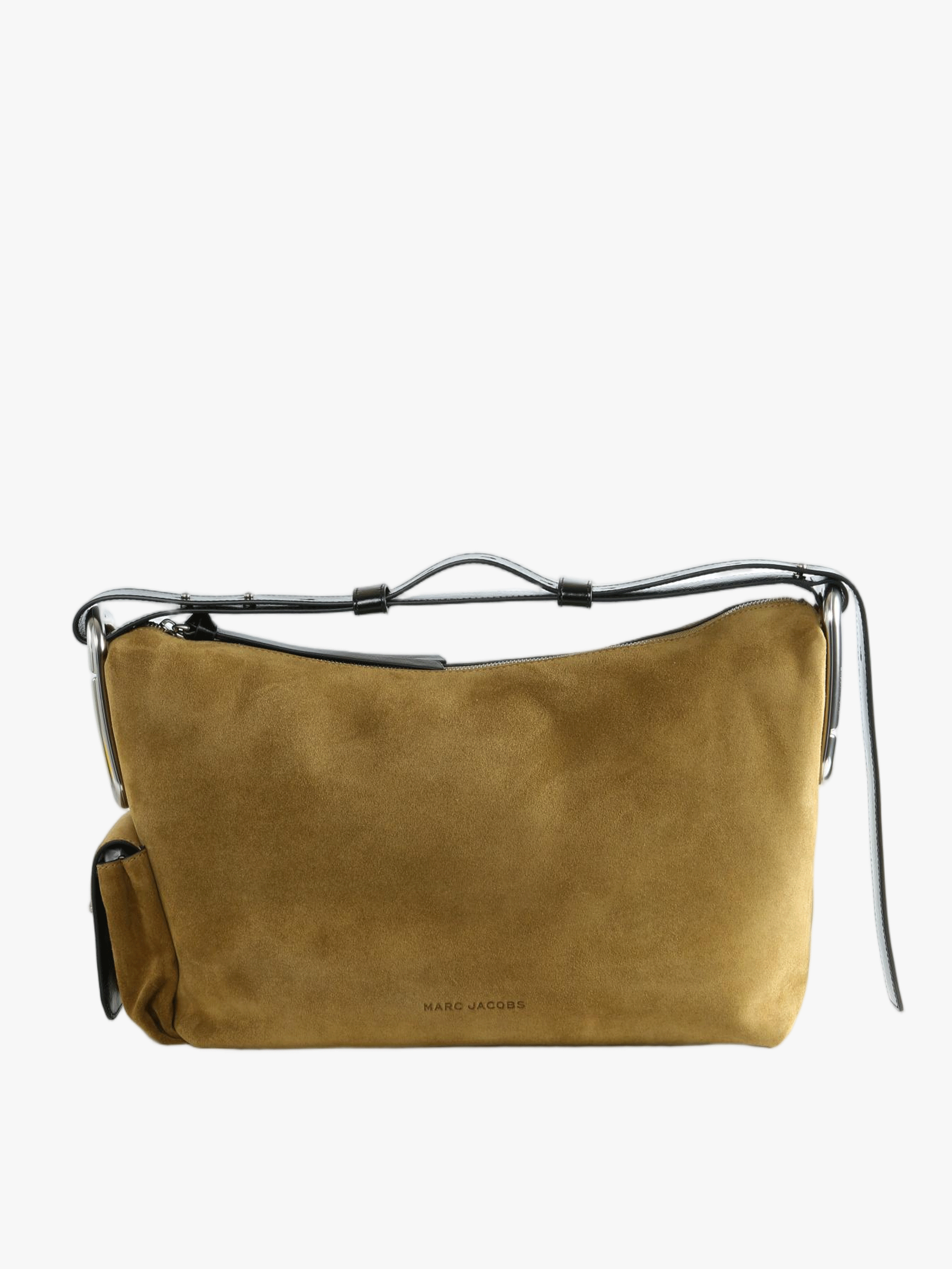 Tan bag, front view