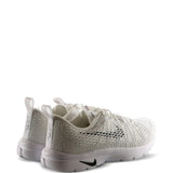 White sneakers, back view