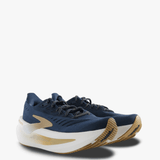 Navy shoes, front view