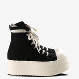 Black sneaker, side view