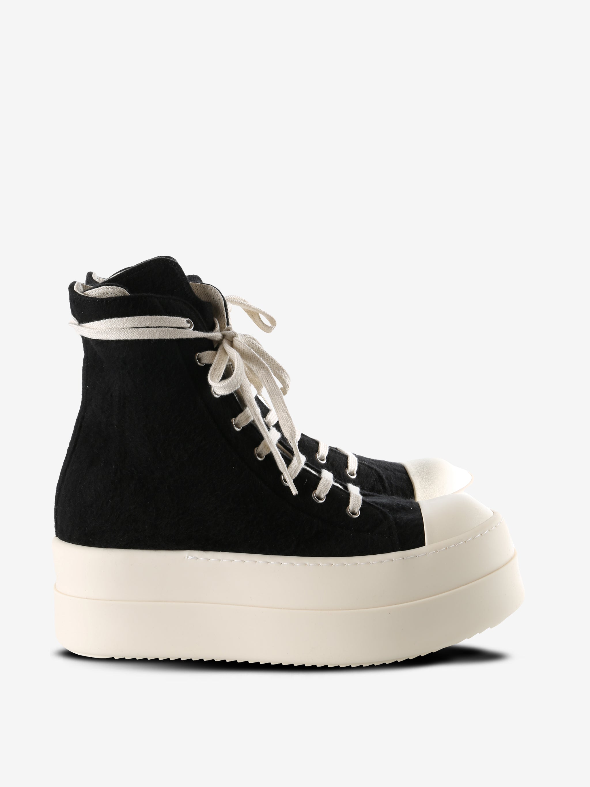 Black sneaker, side view