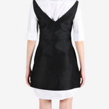 Black dress, full body view