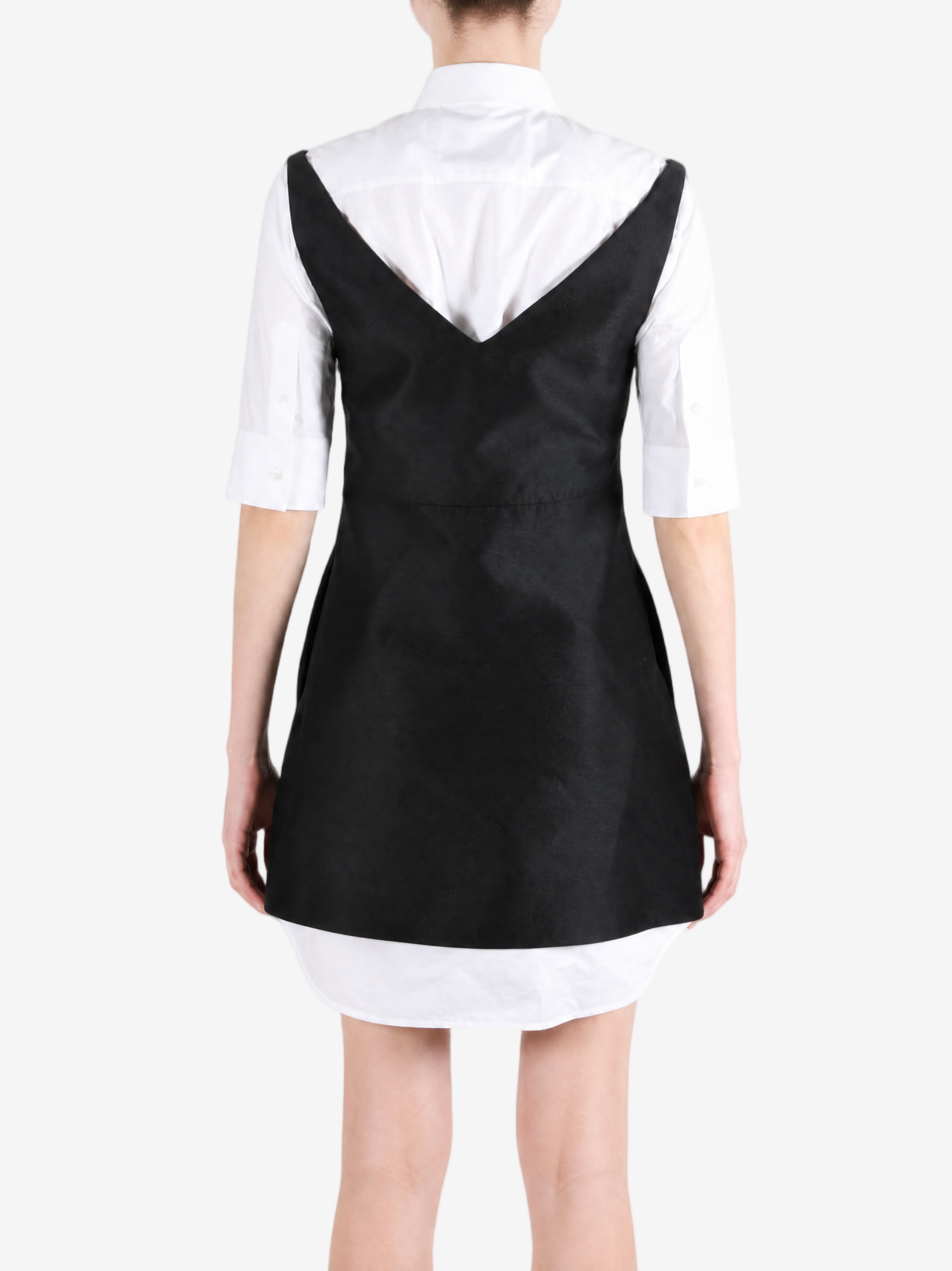 Black dress, full body view
