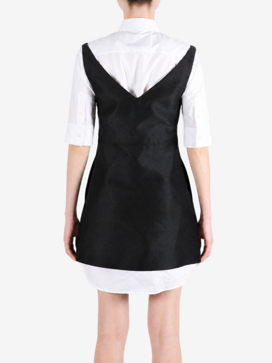 Black dress, full body view