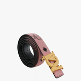 Pink accessories, front view